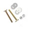 Thrifco Plumbing 1/4 Inch x 2-1/4 Inch Brass Plated Closet Bolts set 4400244 - alternate 1